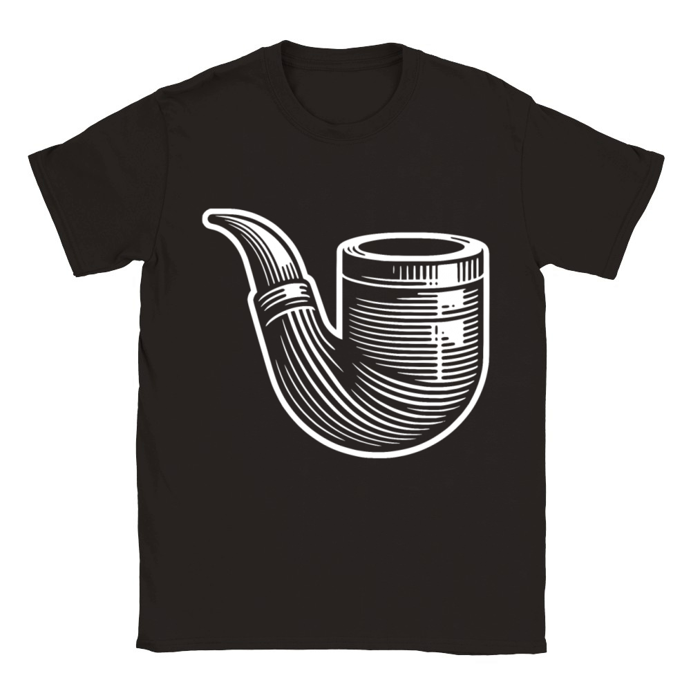 Vintage Tobacco Pipe With Tradition And Style Classic Kids Crewneck T-shirt