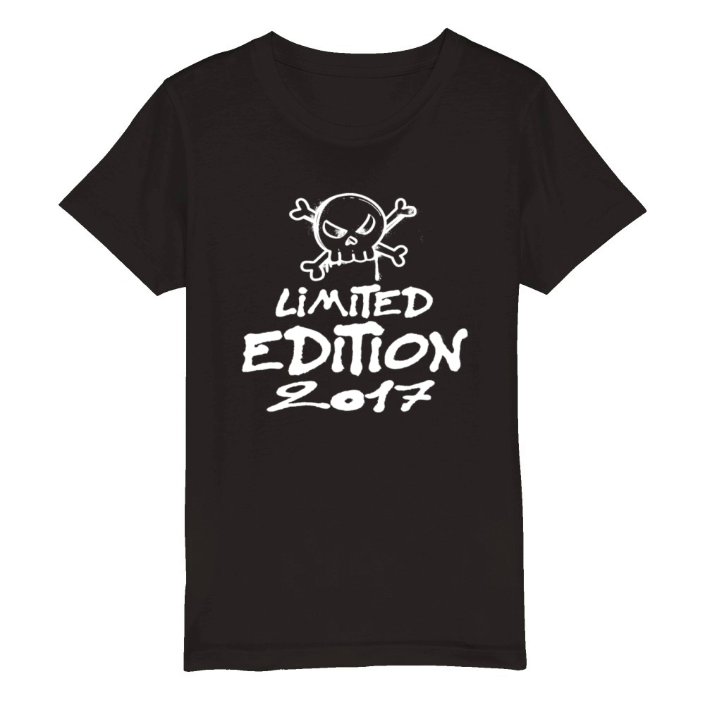 Limited Edition 2017 Birthday 2017 Born Organic Kids Crewneck T-shirt