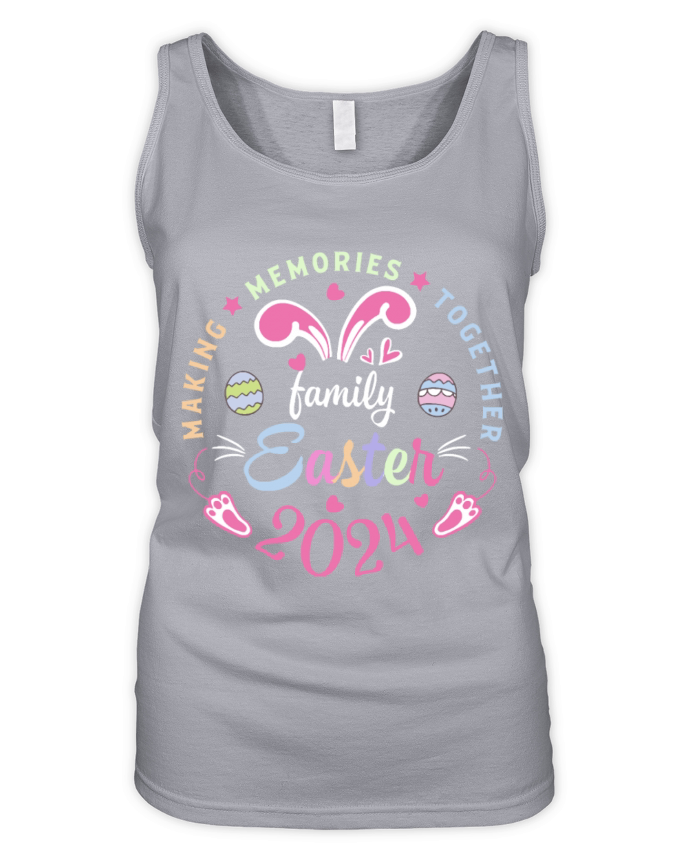Making memories together Easter family 2024 Organic Women's Tank Top