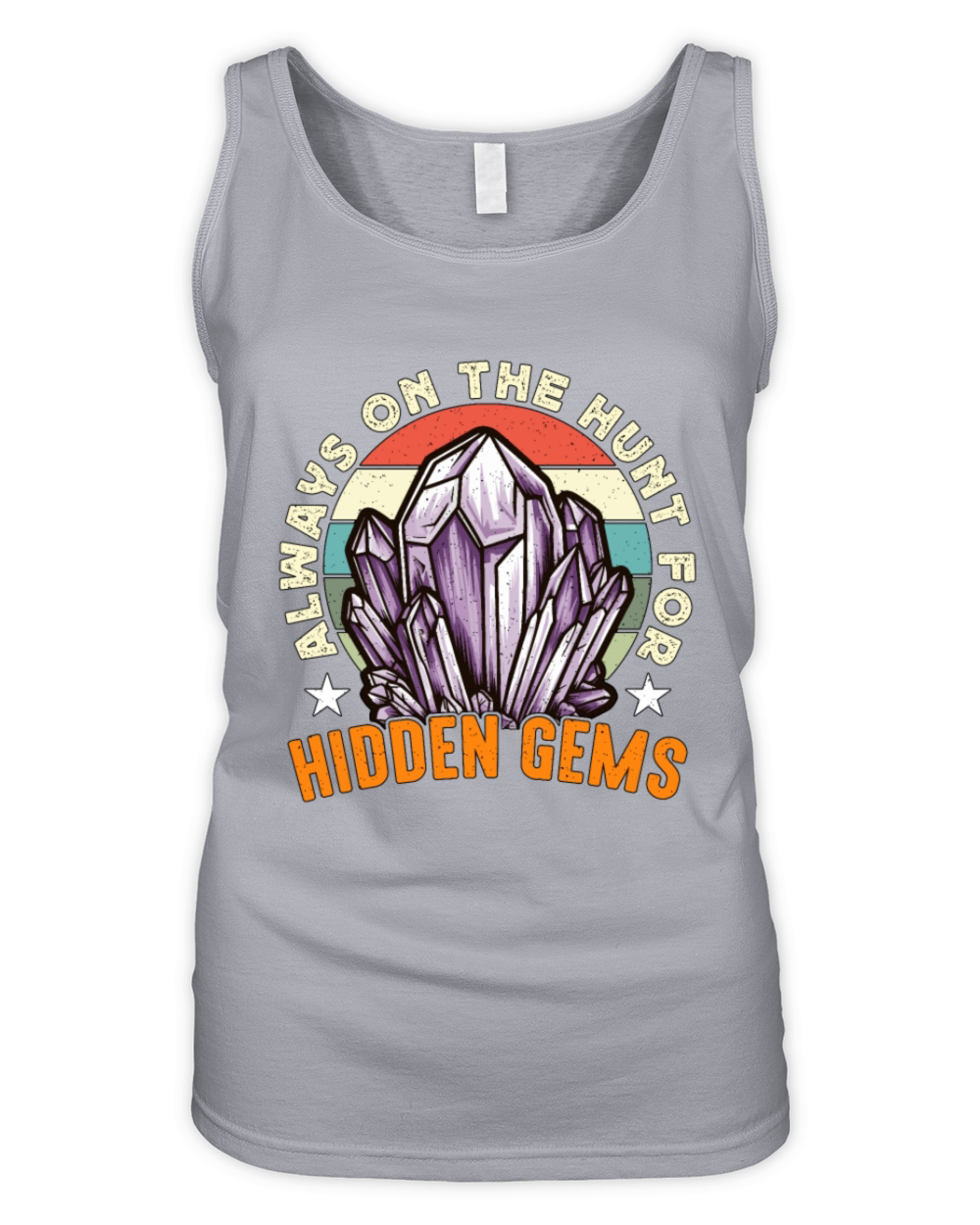 Rockhounding Always On The Hunt Rock Collector Organic Women's Tank Top