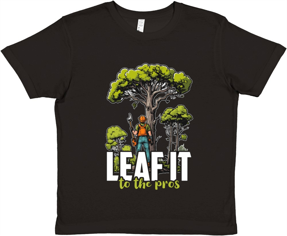 Arborist Leaf It To The Tree Trimmer Arborists Premium Kids Crewneck T-shirt