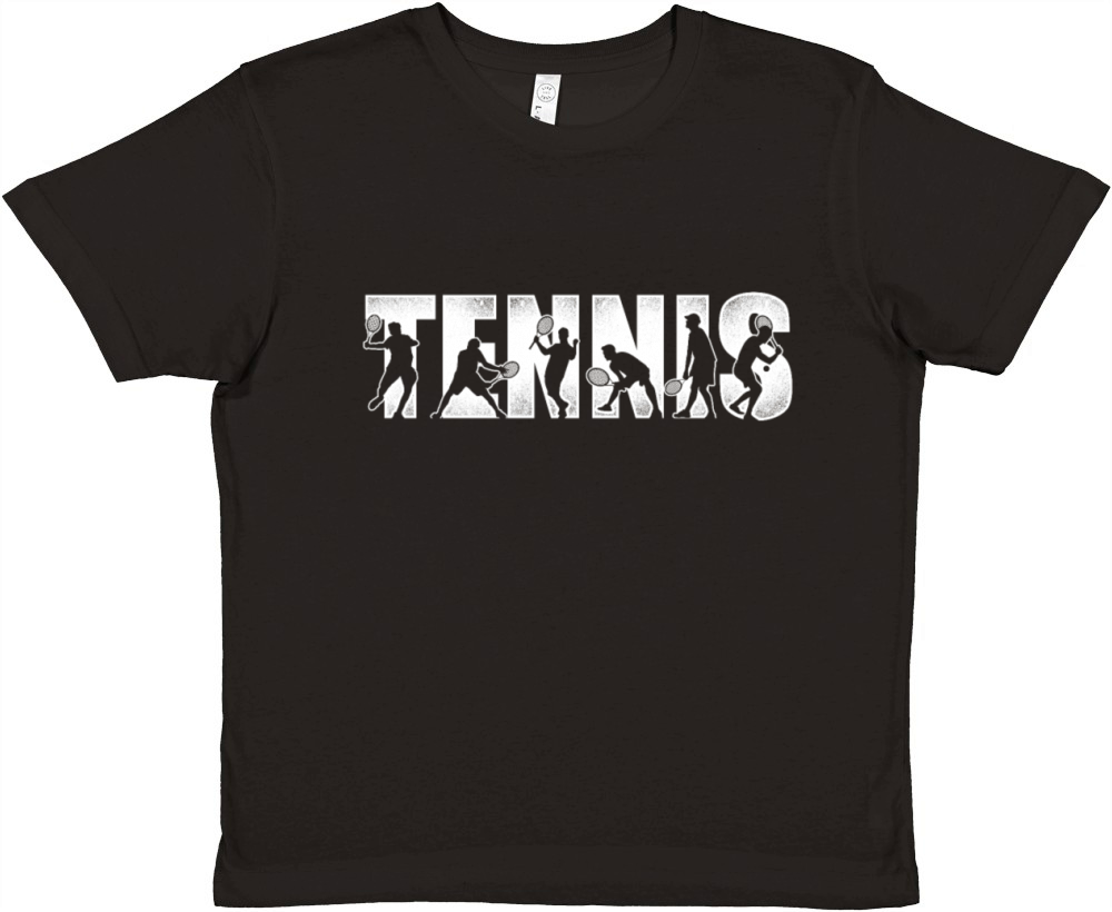 Funny Tennis Player Racket Tennis Premium Kids Crewneck T-shirt