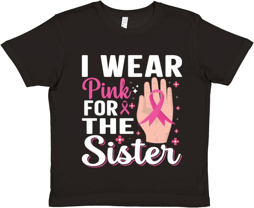 I wear pink for the sister Premium Kids Crewneck T-shirt