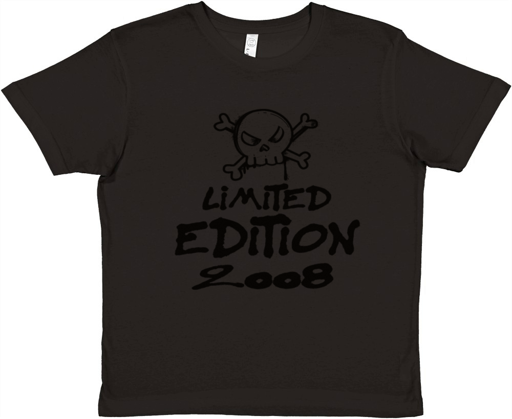 Limited Edition 2008 Birthday 2008 Born Premium Kids Crewneck T-shirt