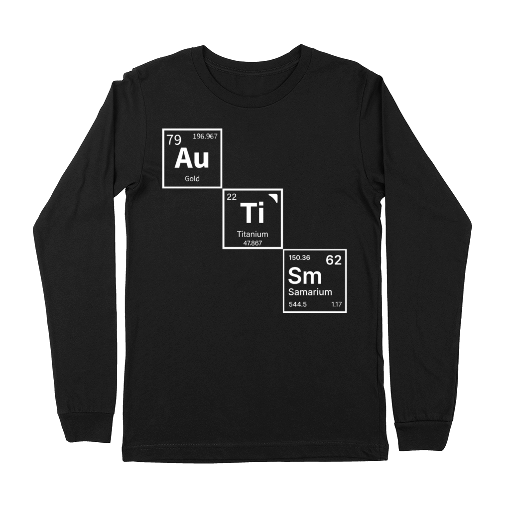 Autism Periodic Table Gifts Premium Long Sleeve