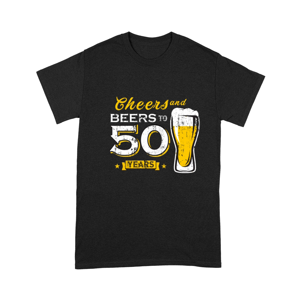 Cheers And Beers To 50 Years 50th Funny Birthday Premium T-shirt