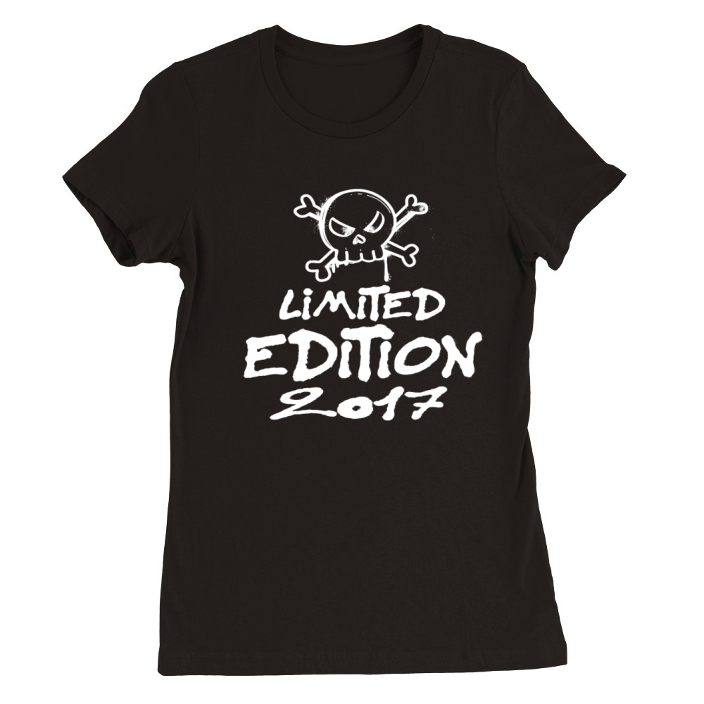 Limited Edition 2017 Birthday 2017 Born Premium Womens Crewneck T-shirt