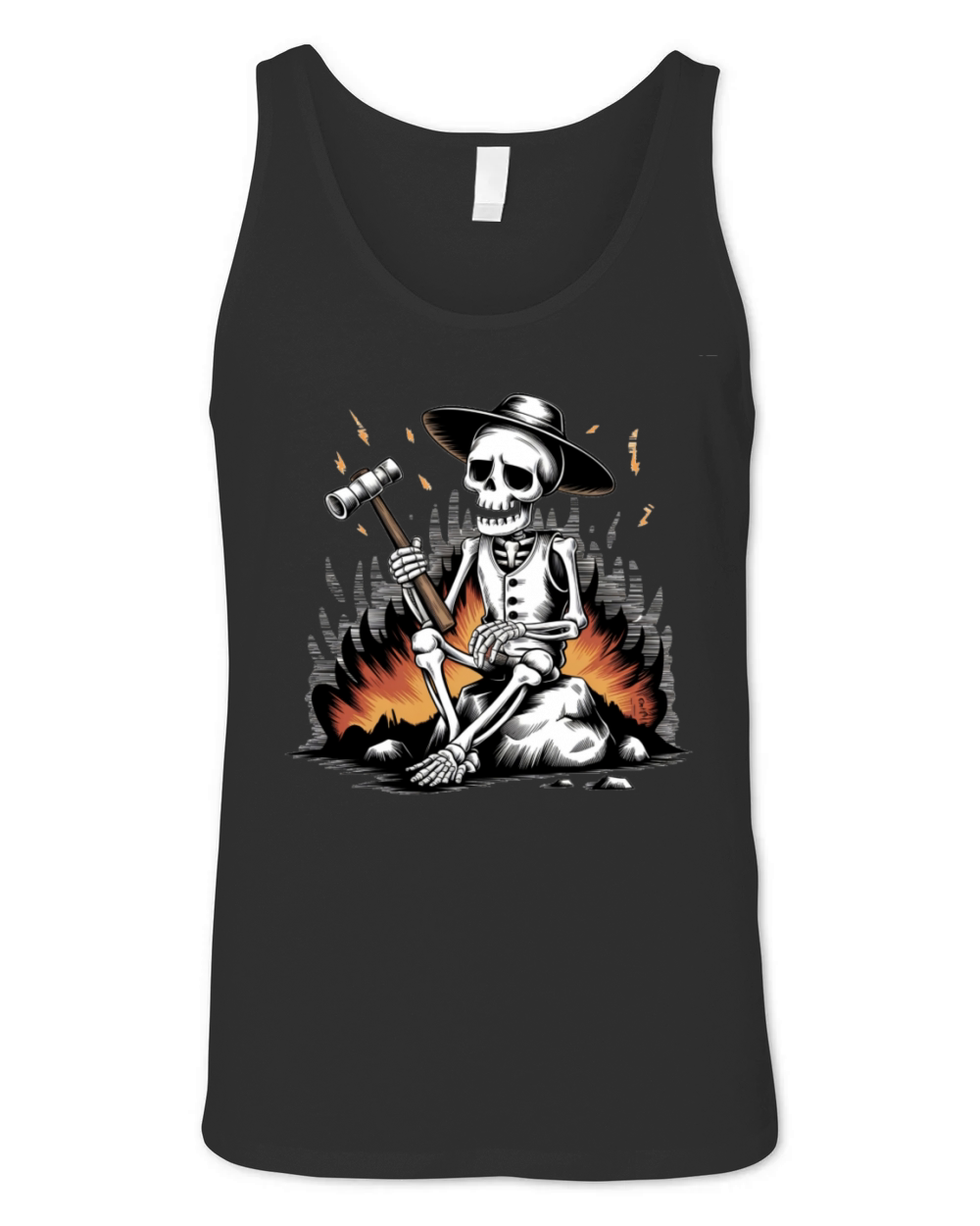 Do not wait to strike till the iron is hot Unisex Jersey Tank