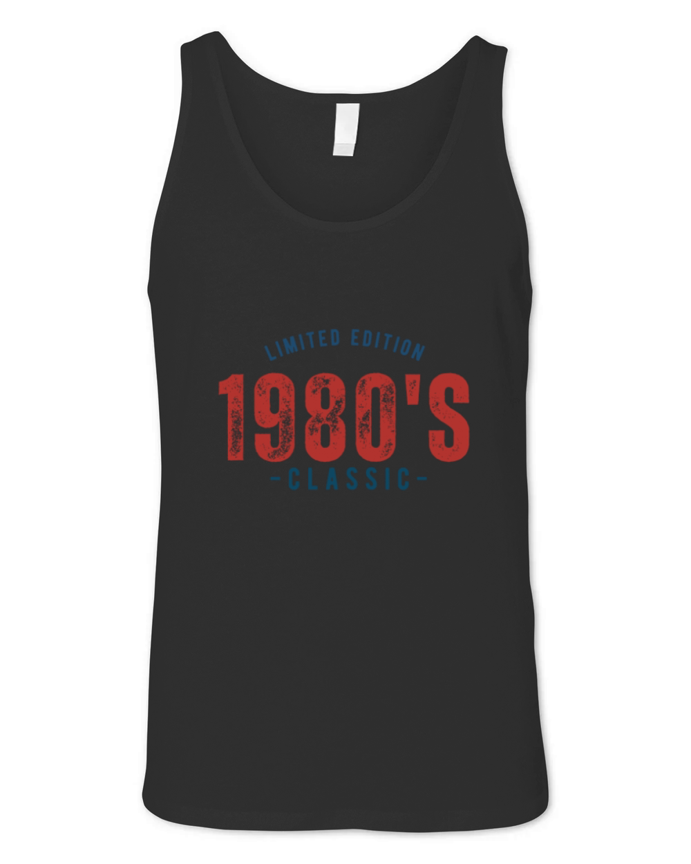 vintage design for people born in the 80s Unisex Jersey Tank