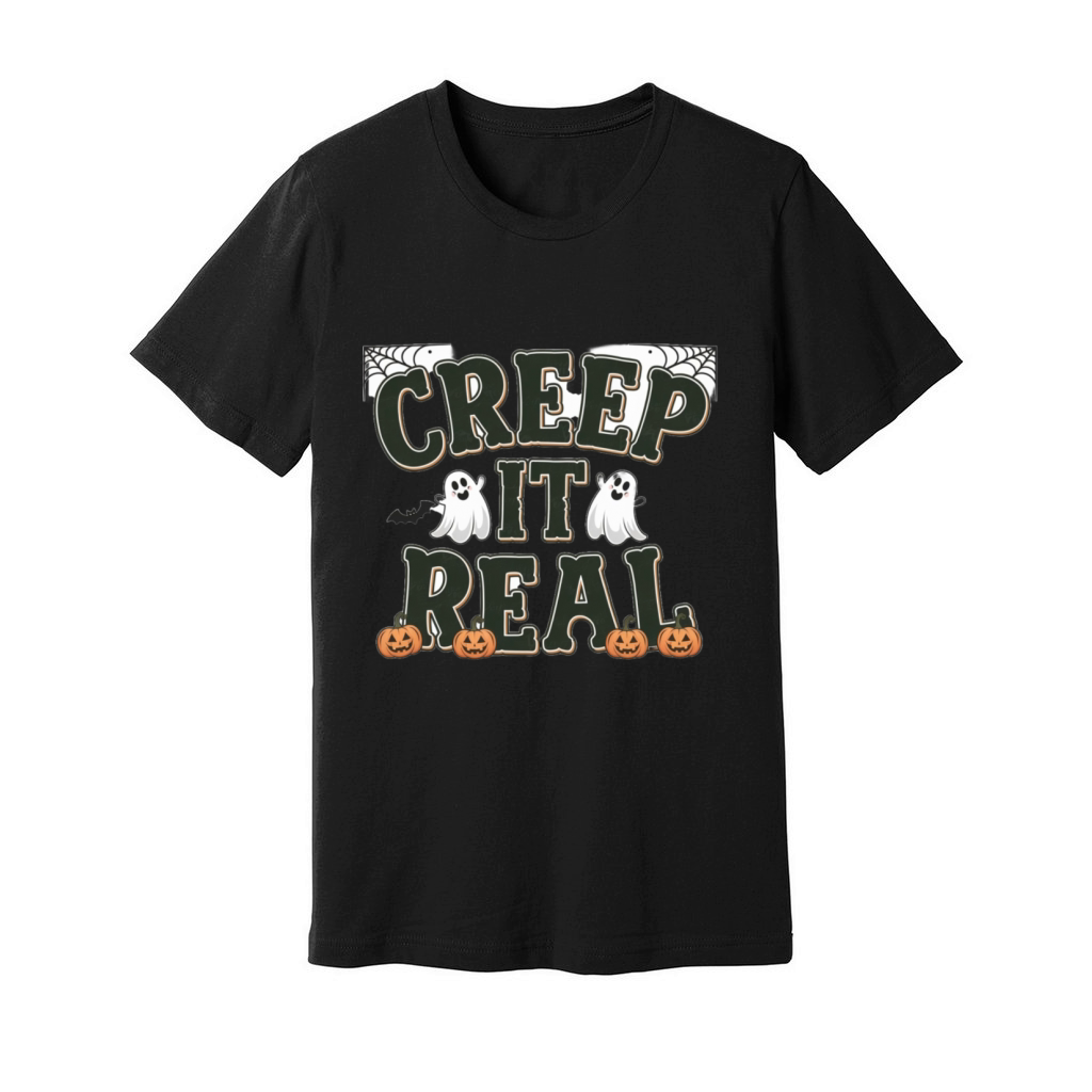 creep it real halloween design Unisex Jersey Tee