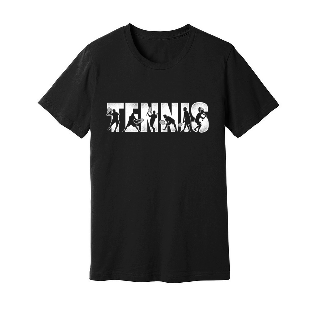 Funny Tennis Player Racket Tennis Unisex Jersey Tee