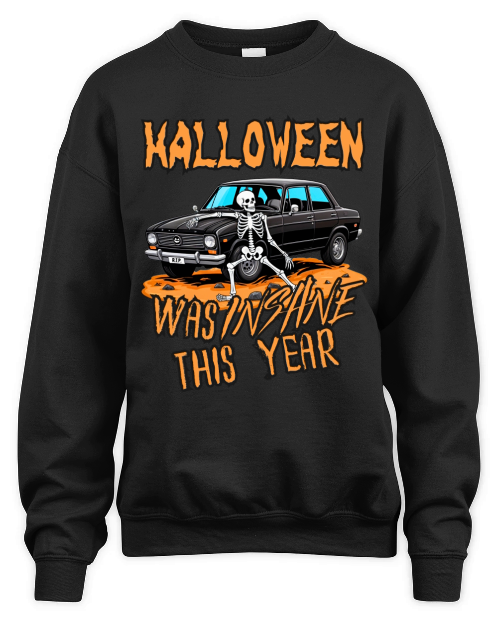 Halloween Was Insane This Year Unisex Premium Crewneck Sweatshirt