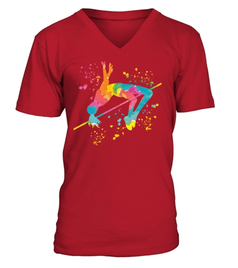 High Jumper High Jumping High Jump V-Neck T-shirt
