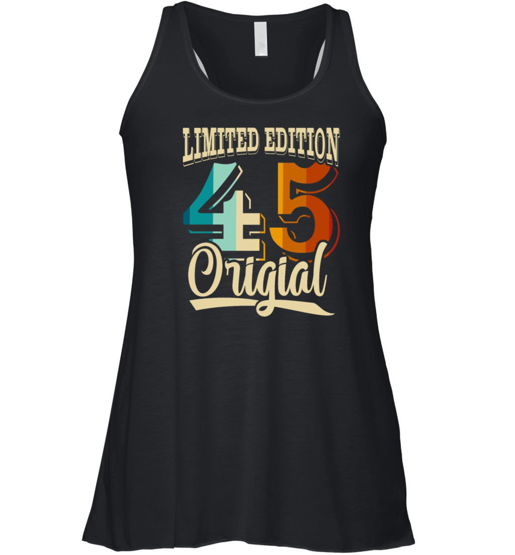80th Birthday 1945 Limited Edition 80 Years Women's Flowy Tank Top