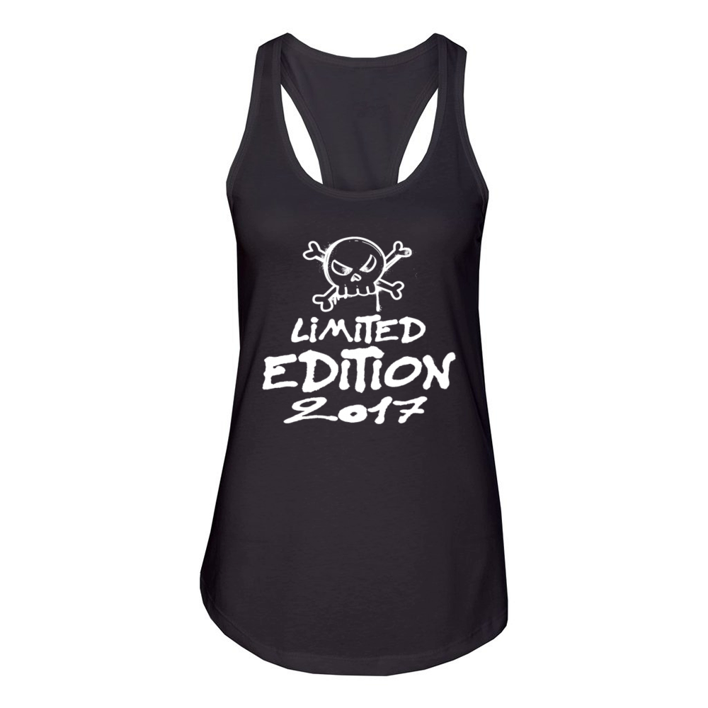Limited Edition 2017 Birthday 2017 Born Women's Racerback Tank