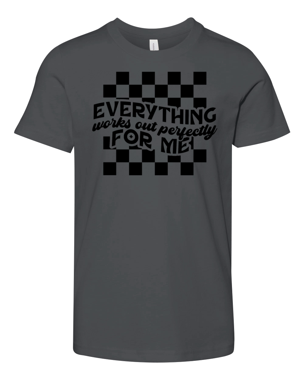 Everything works out perfectly for me Youth Unisex Jersey Tee