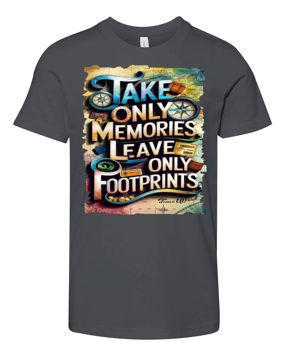 Travel Quote to get inspired N10 Youth Unisex Jersey Tee