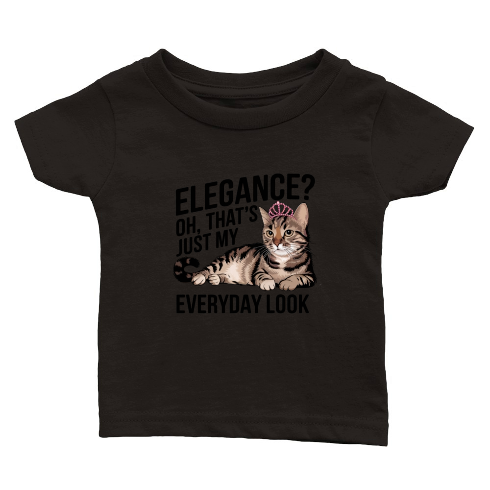 Funny Cat Quote Classic Baby Crewneck T-shirt