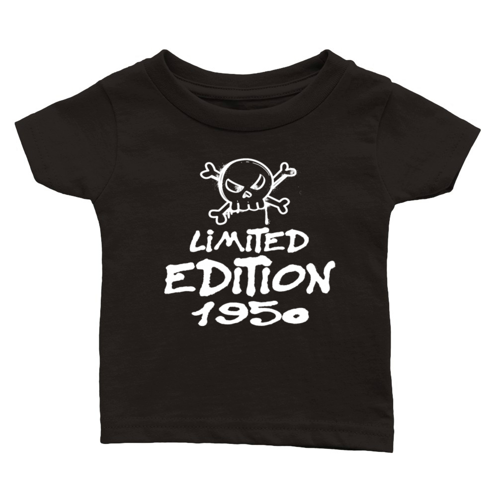 Limited Edition 1950 Birthday 1950 Born Classic Baby Crewneck T-shirt