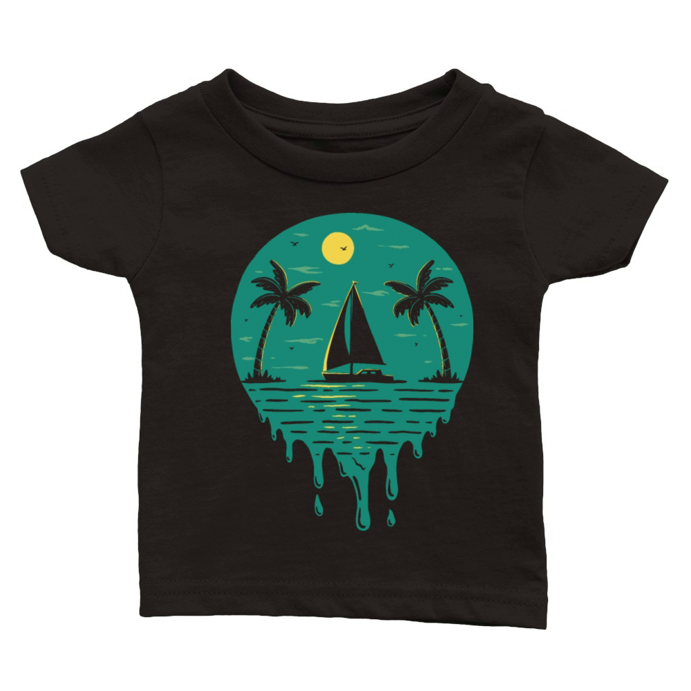 Tropical Holiday Classic Baby Crewneck T-shirt
