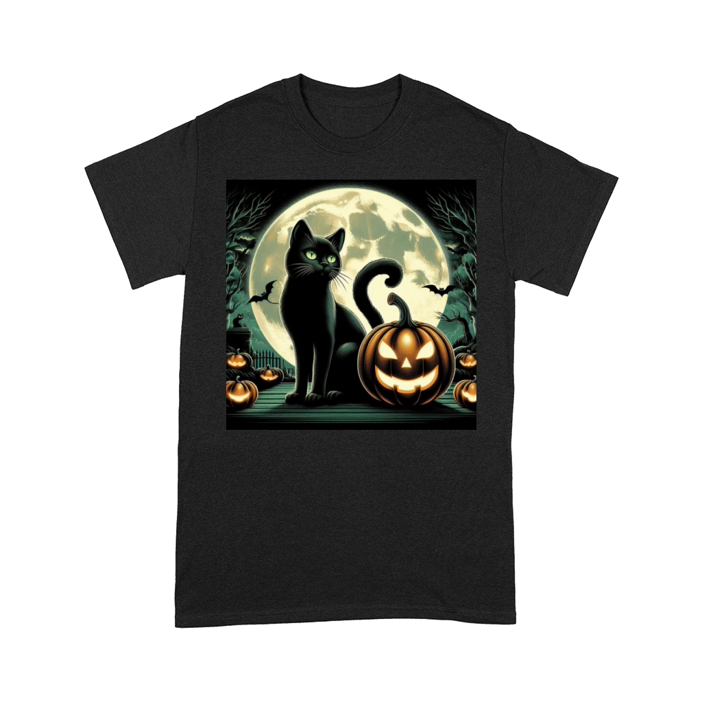 Halloween vintage cat Comfort T-shirt