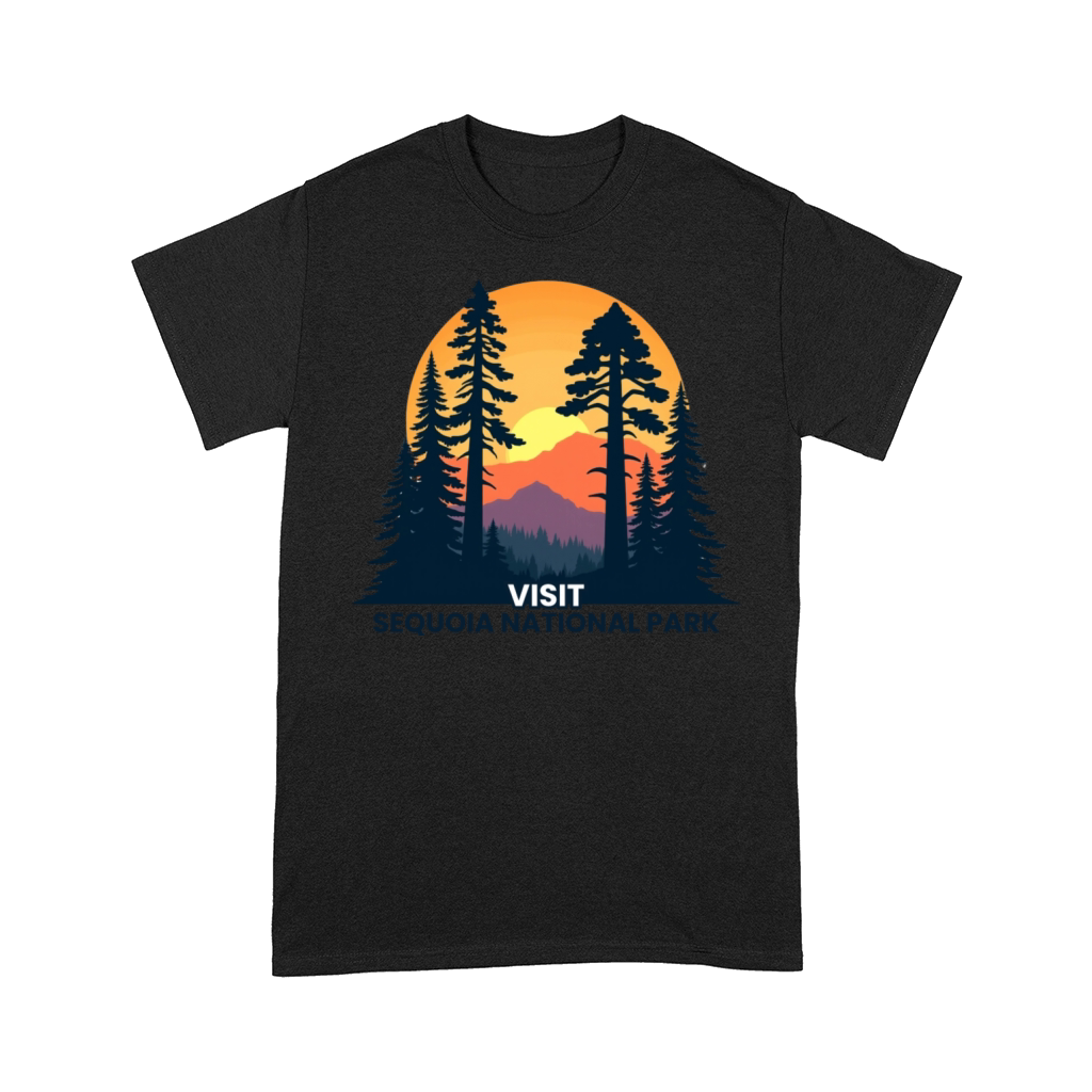 Visit Sequoea National Park Retro Illustraion V 02 Comfort T-shirt