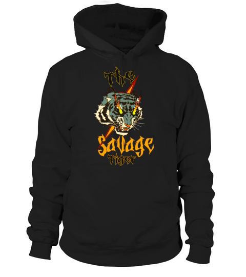 the Savage Tiger vintage design Hoodie Unisex
