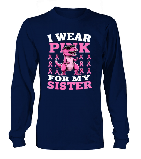 Breast Cancer Pink Awareness Design Long sleeved Unisex