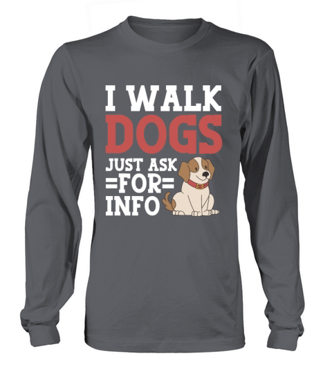 Dog Walker Professional Pet Sitter Dog Walking Long sleeved Unisex