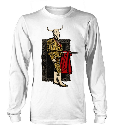 Vintage Spanish Calavera Matador Long sleeved Unisex