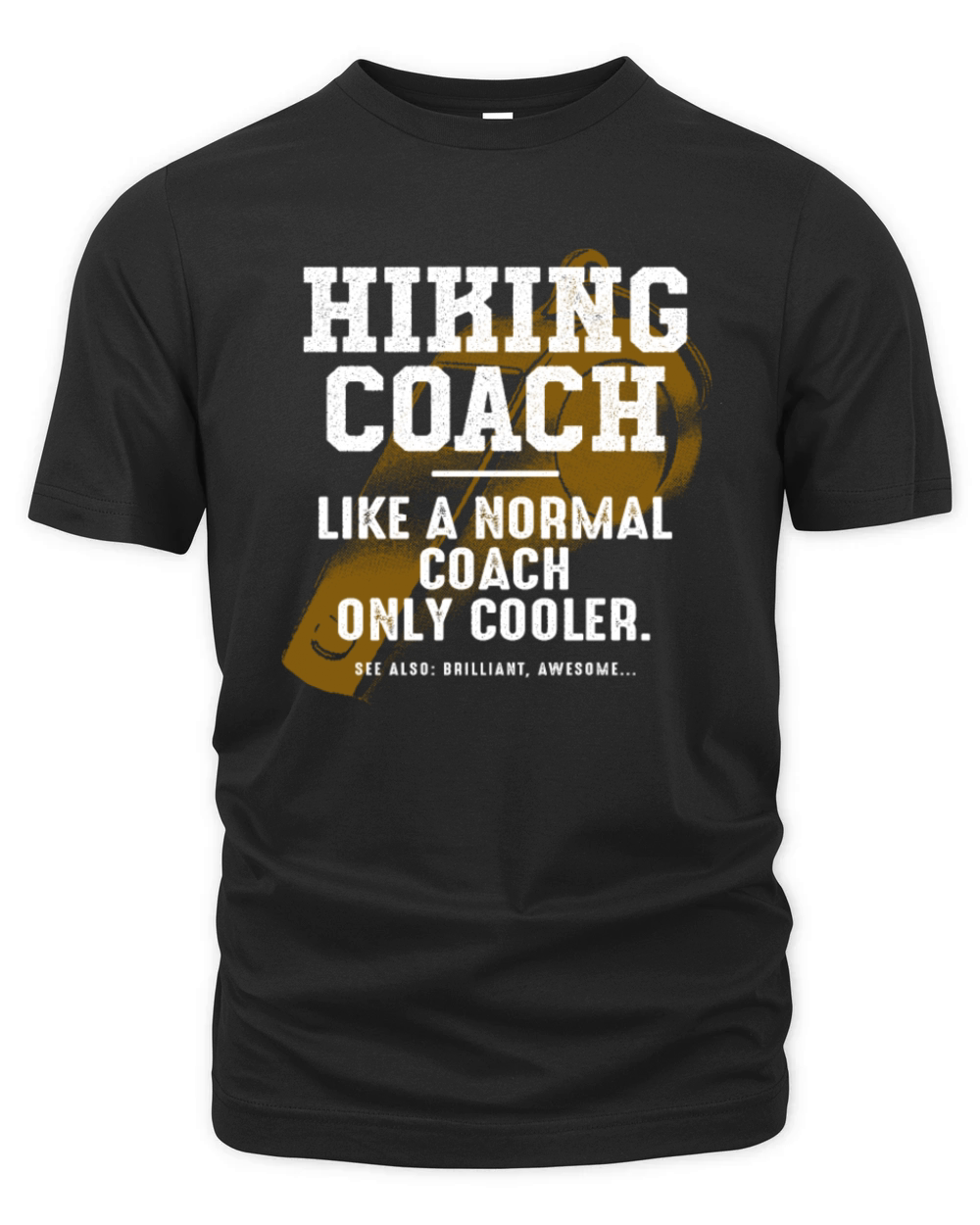 Hiking Coach Like a Normal Coach Hiker Funny Trekk Organic Unisex T-shirt