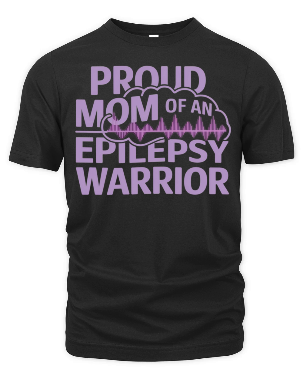 Proud Mom of an Epilepsy Warrior Show Your Support Organic Unisex T-shirt