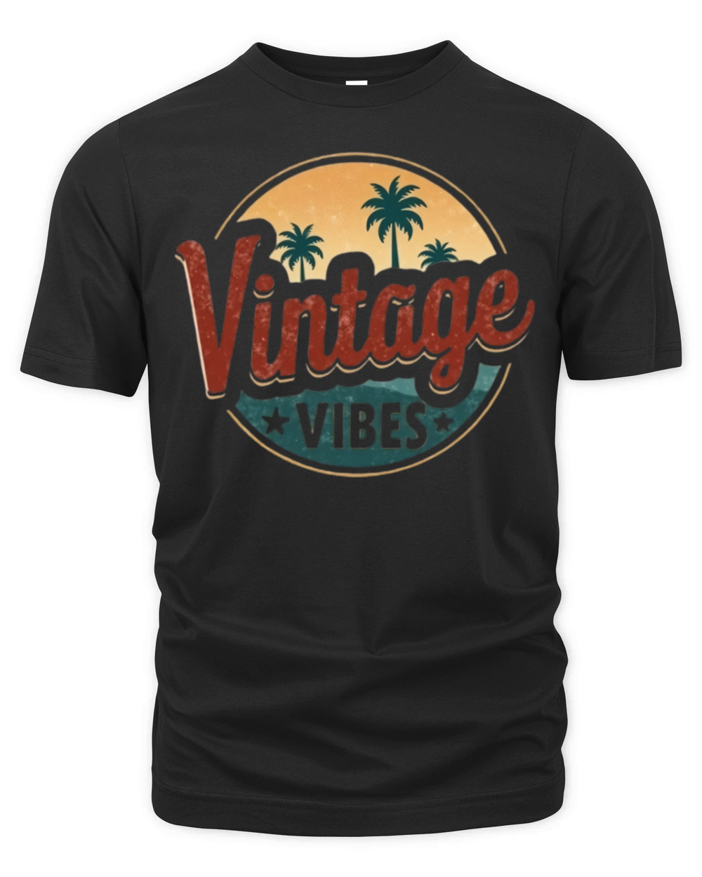 Vintage Vibes Style Organic Unisex T-shirt