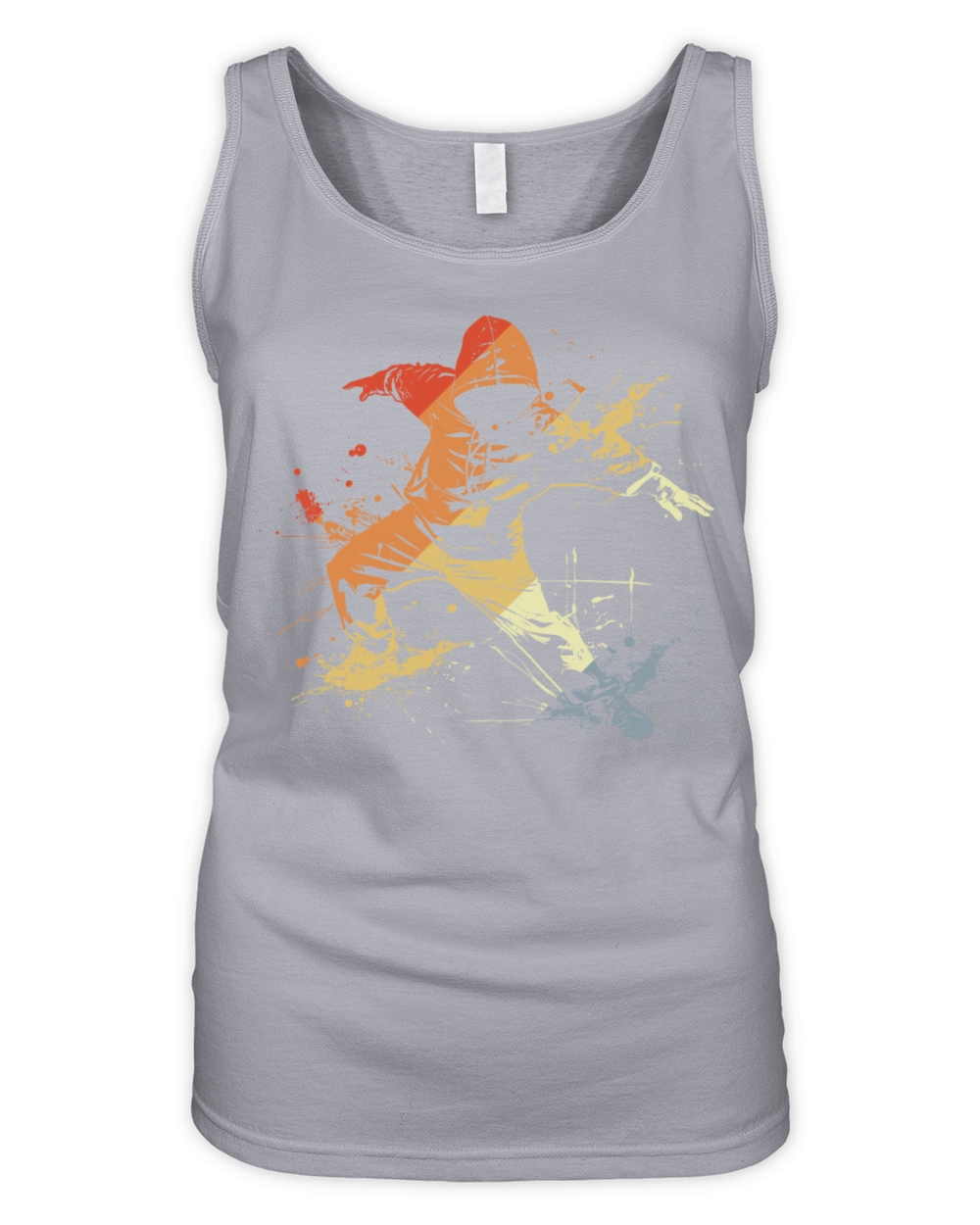 Breakdancer Vintage Look Organic Women's Tank Top