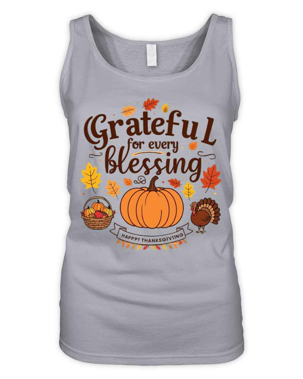 Grateful for every blessing Organic Women's Tank Top