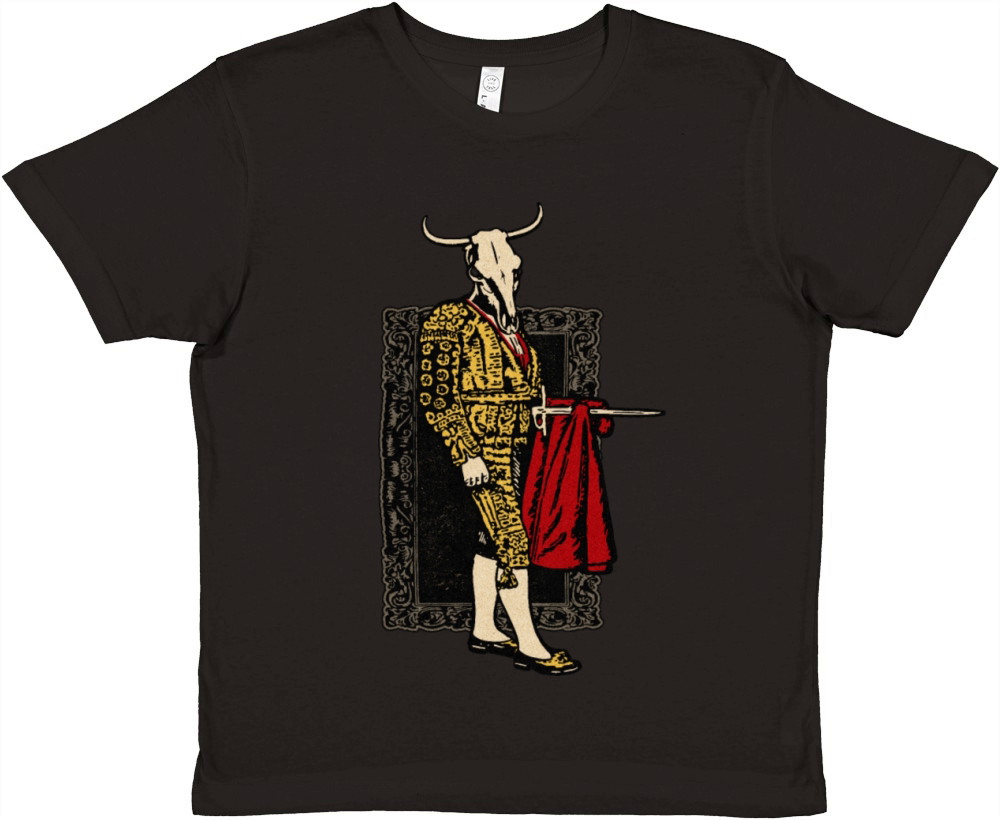 Vintage Spanish Calavera Matador Premium Kids Crewneck T-shirt