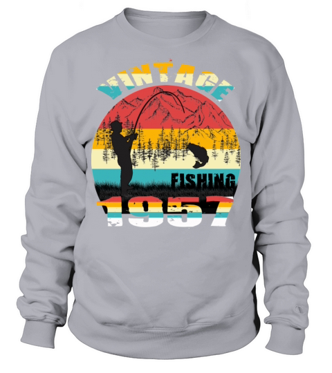 VINTAGE FISHING 1957 Sweatshirt Unisex