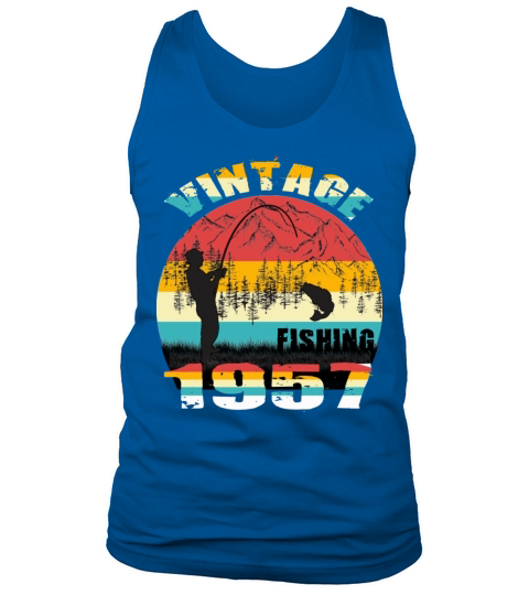 VINTAGE FISHING 1957 Tank Top Unisex