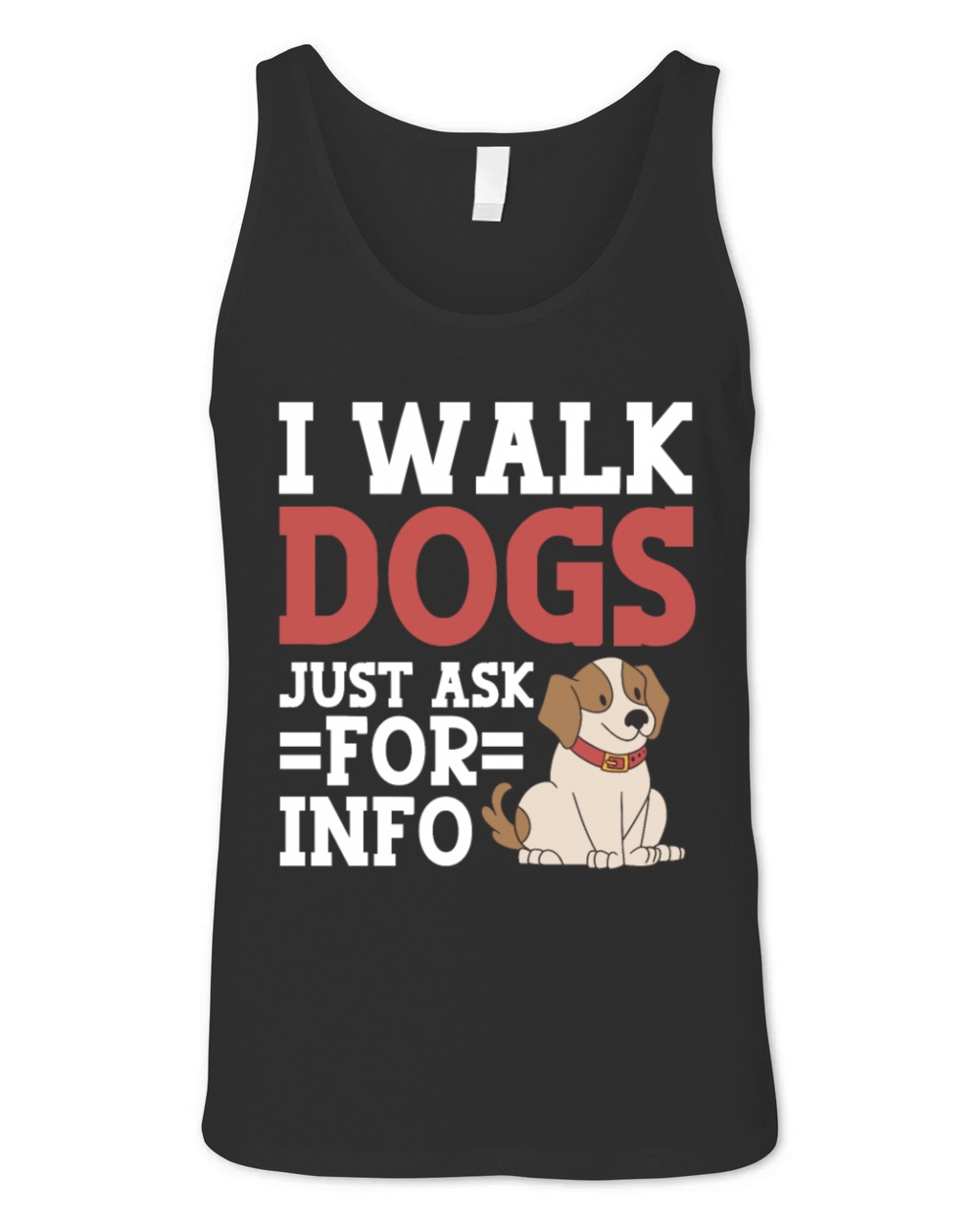 Dog Walker Professional Pet Sitter Dog Walking Unisex Jersey Tank