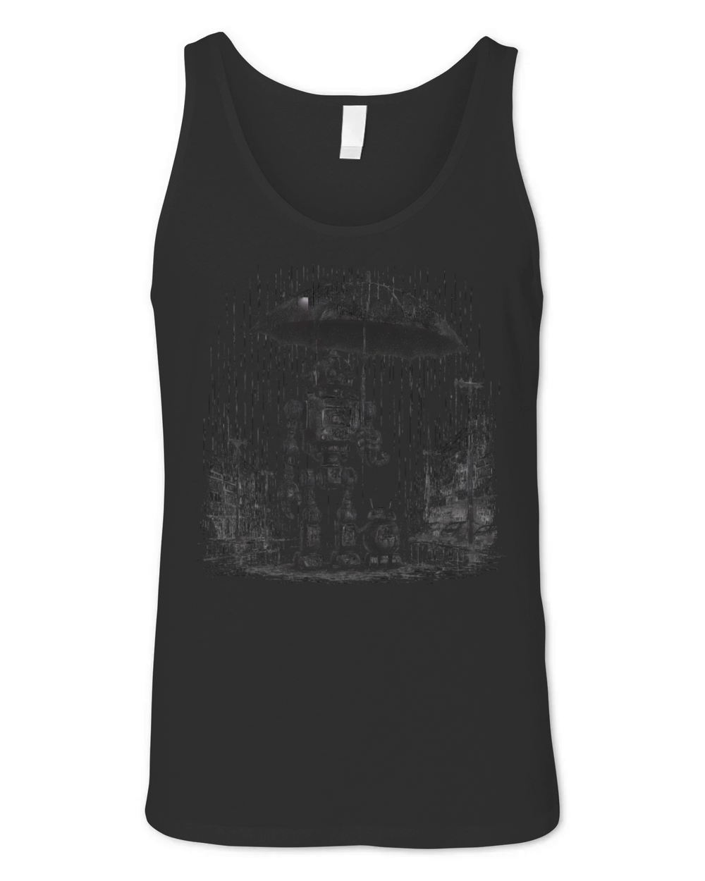 Sad robot Unisex Jersey Tank