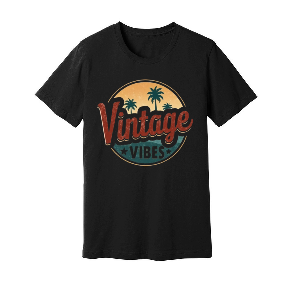 Vintage Vibes Style Unisex Jersey Tee
