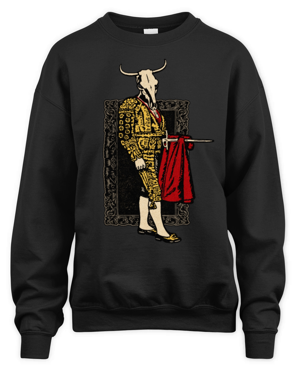 Vintage Spanish Calavera Matador Unisex Premium Crewneck Sweatshirt
