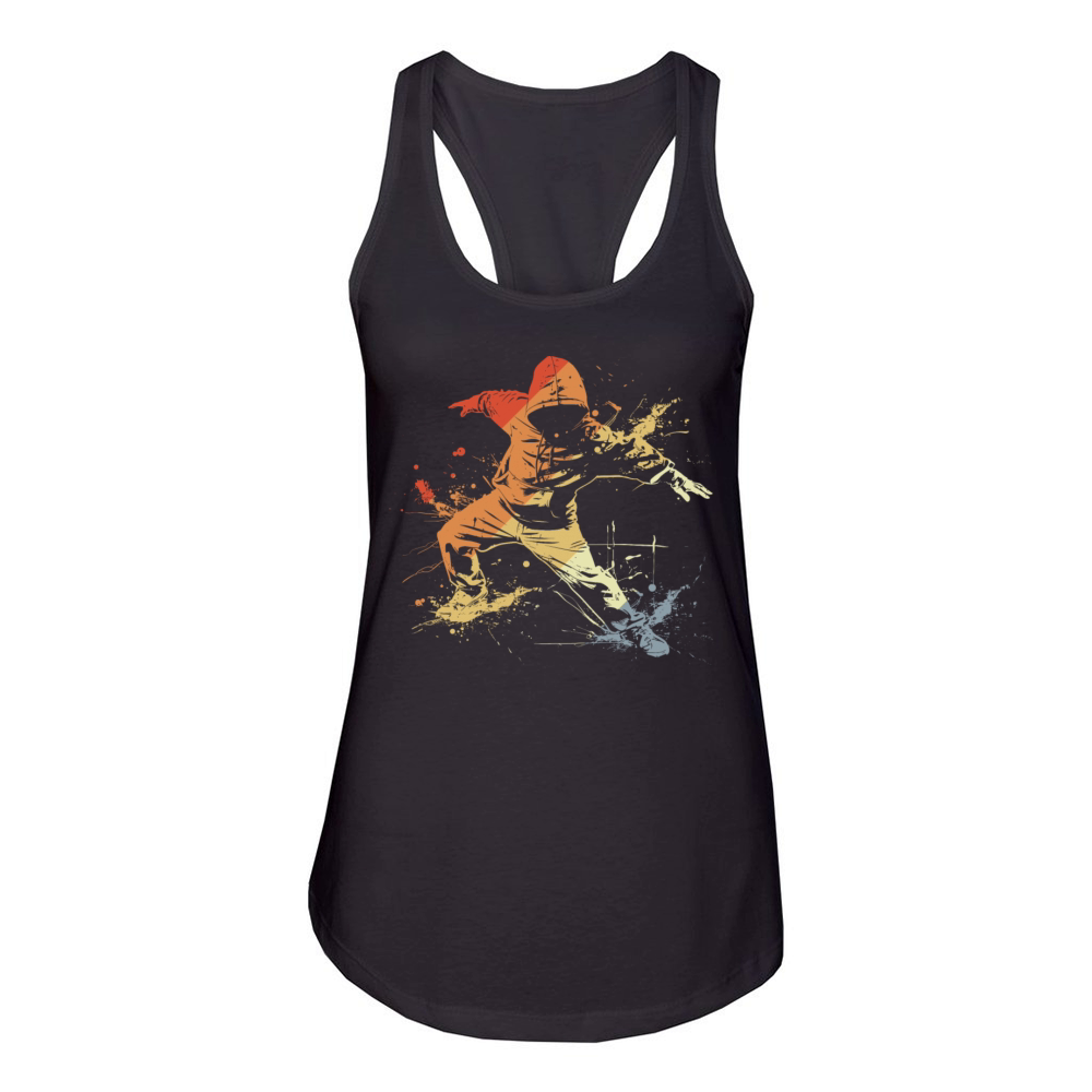 Breakdancer Vintage Look Women's Racerback Tank