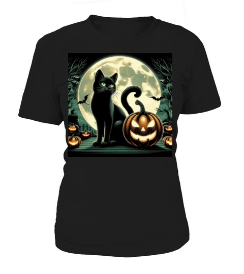 Halloween vintage cat Women's T-Shirt