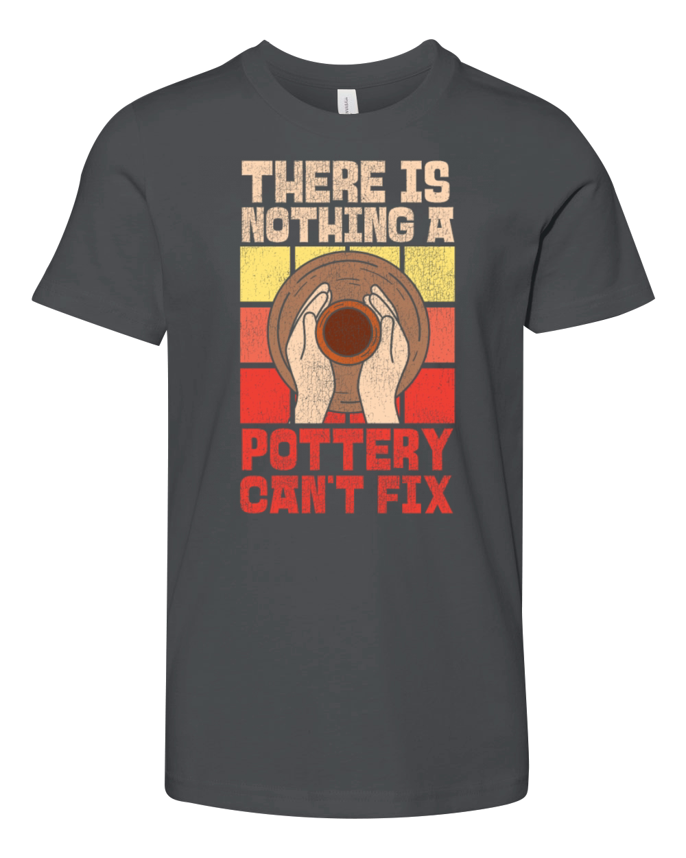 Pottery Ceramics Artist Retro Youth Unisex Jersey Tee