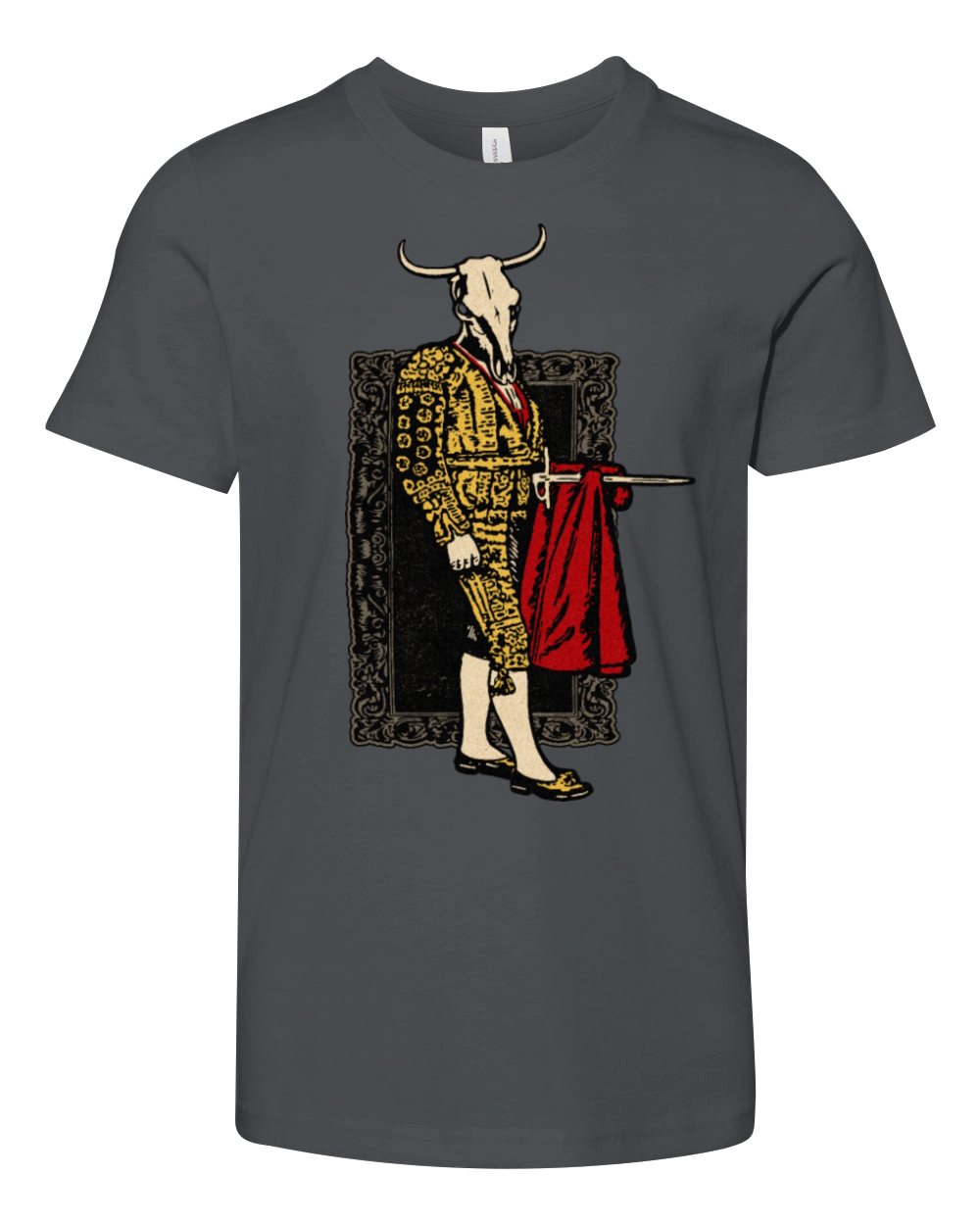 Vintage Spanish Calavera Matador Youth Unisex Jersey Tee