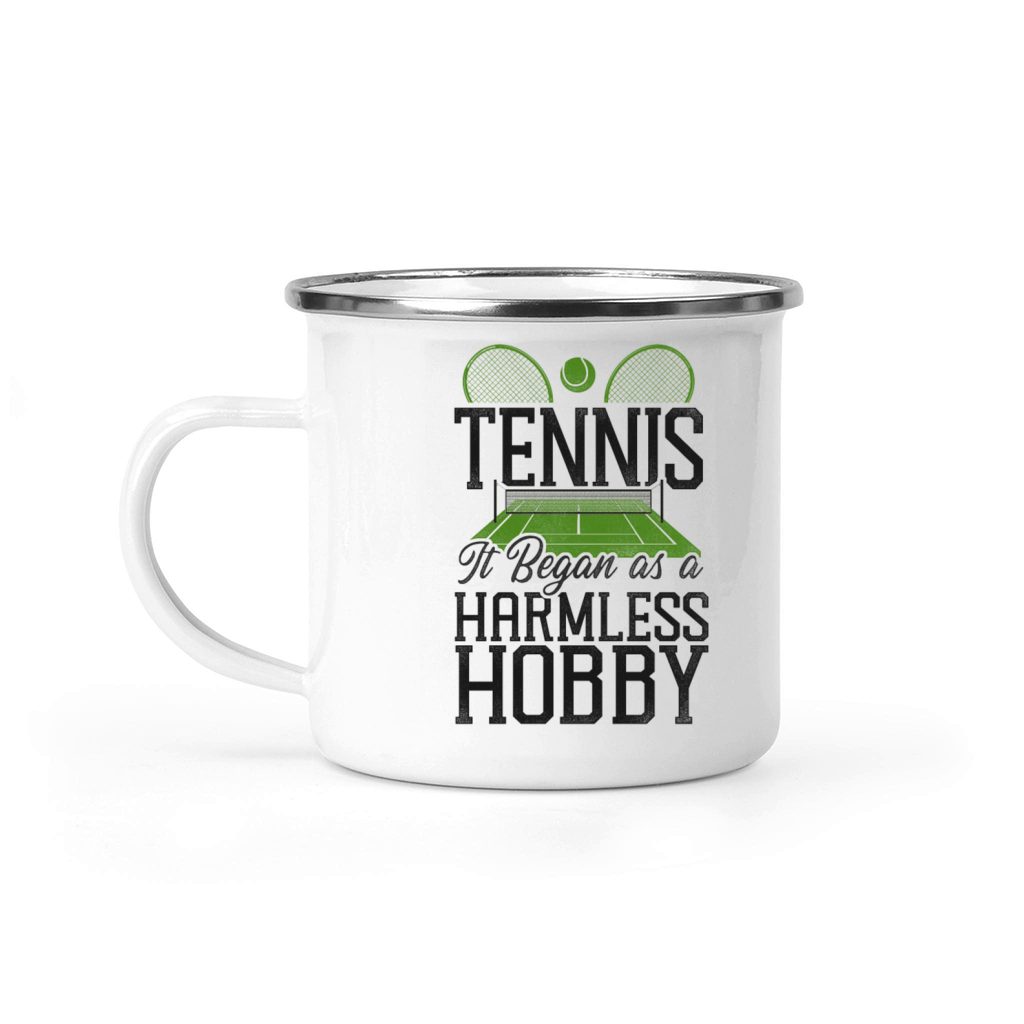 Funny Tennis Player Racket Tennis Camping Mug