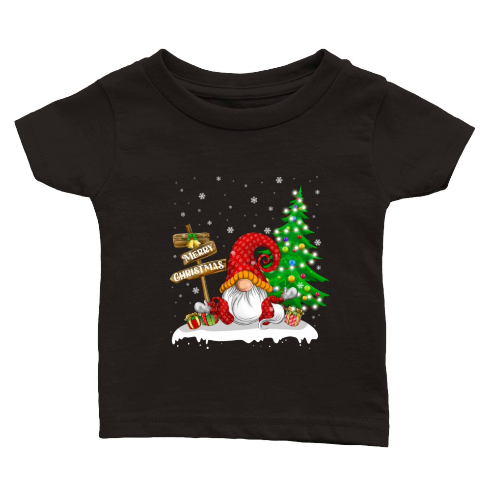 Merry Christmas Gnome Family Christmas Classic Baby Crewneck T-shirt