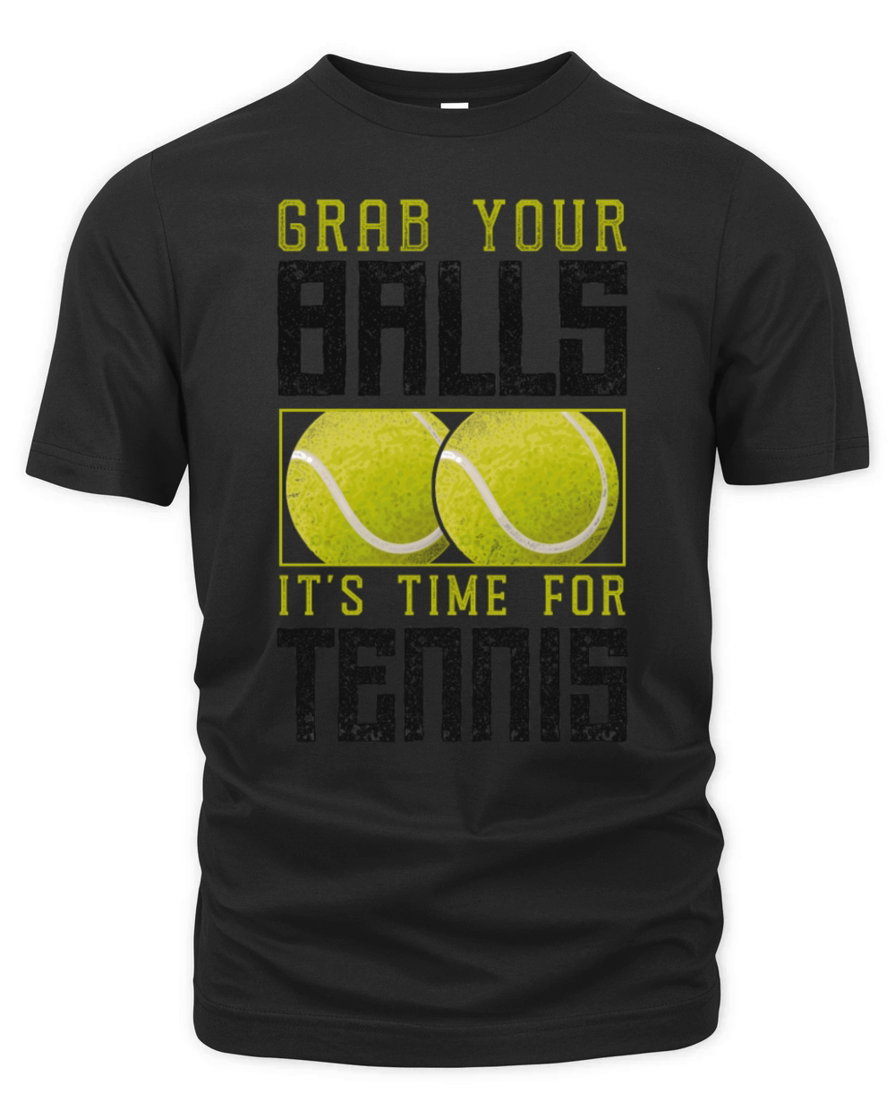 Funny Tennis Player Racket Pun Organic Unisex T-shirt