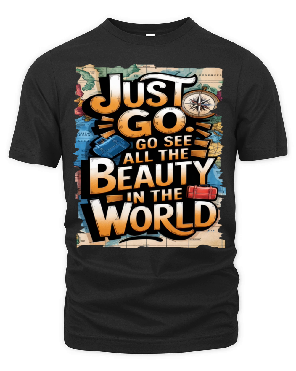 Travel Quote to get inspired N15 Organic Unisex T-shirt